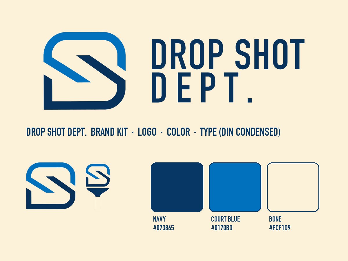 Drop Shot Dept. brand kit