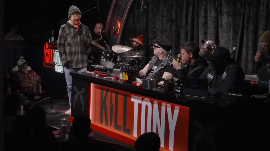 On stage at Kill Tony, episode #701